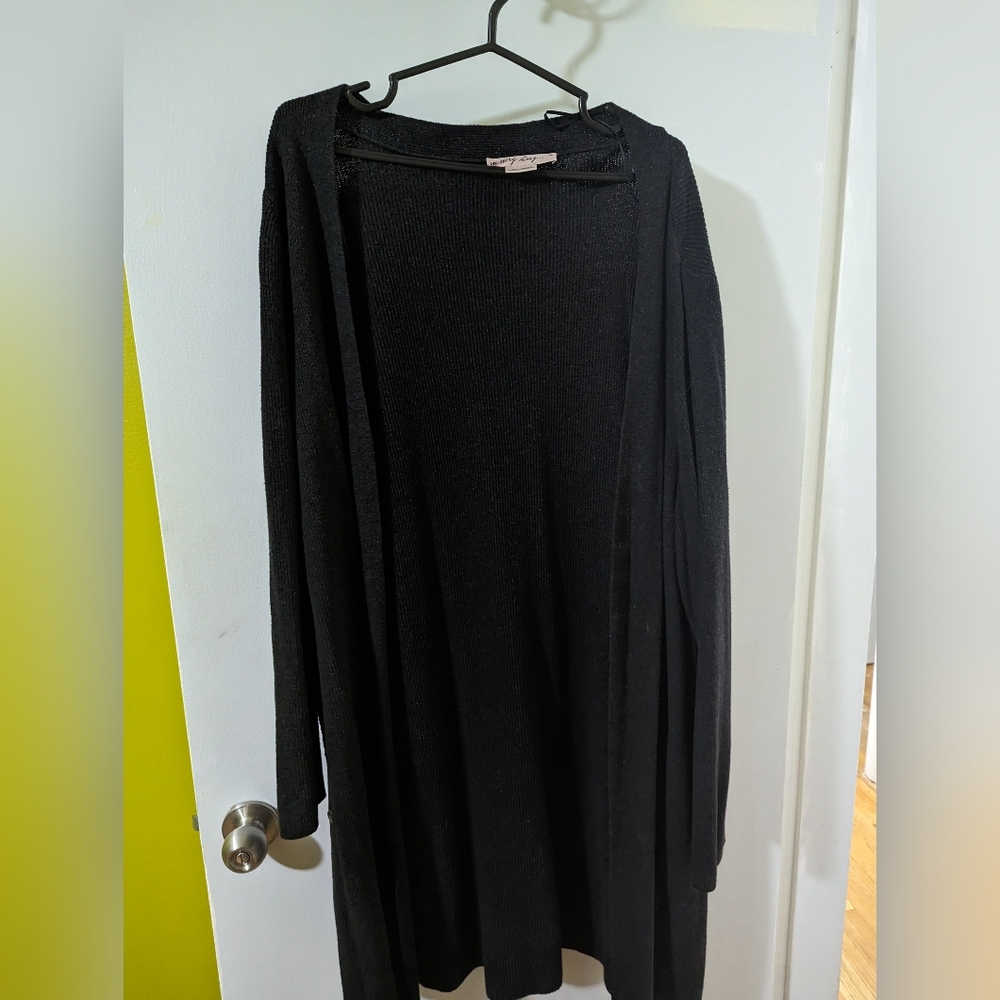 Knee length cardigan
